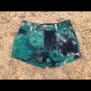 Girls Size 7 Tie Dye Jean Shorts